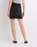 Refuge Destroyed Denim Mini Skirt