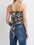 Floral Hi Low Tank Top